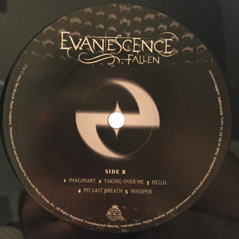 Evanescence - Fallen (2017) [1LP] 180g