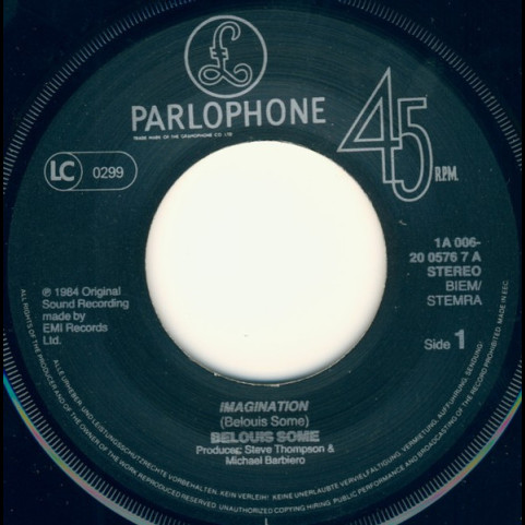 Belouis Some - Imagination (1985) [7"]