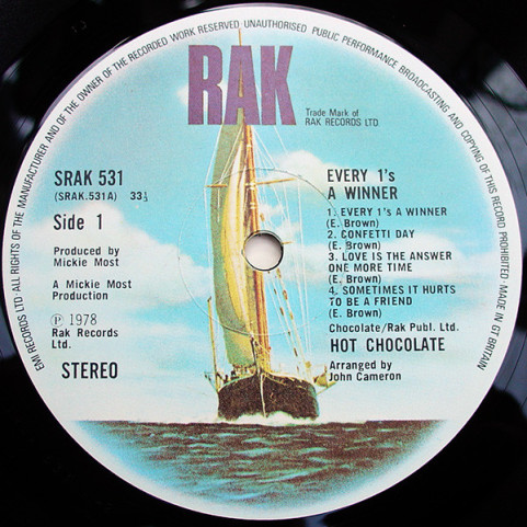 Hot Chocolate - Every 1's A Winner (2025) [1LP]