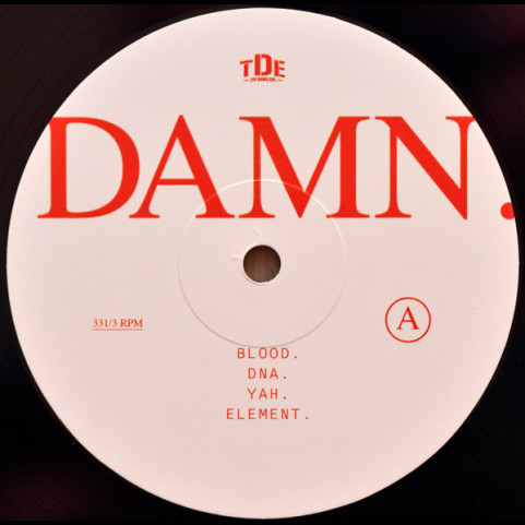 Kendrick Lamar - Damn. (2017) [2LP]