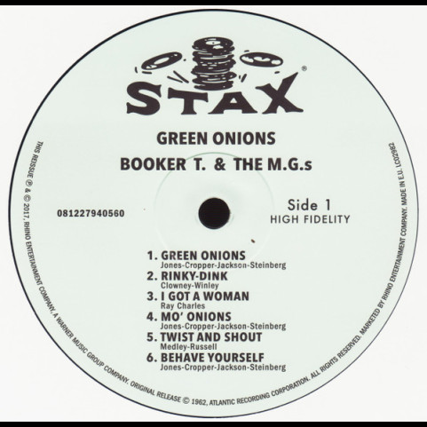 Booker T & The MG's - Green Onions (2017) [1LP] 180g