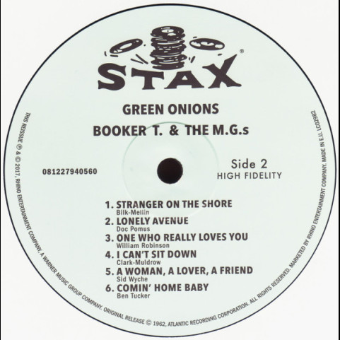 Booker T & The MG's - Green Onions (2017) [1LP] 180g
