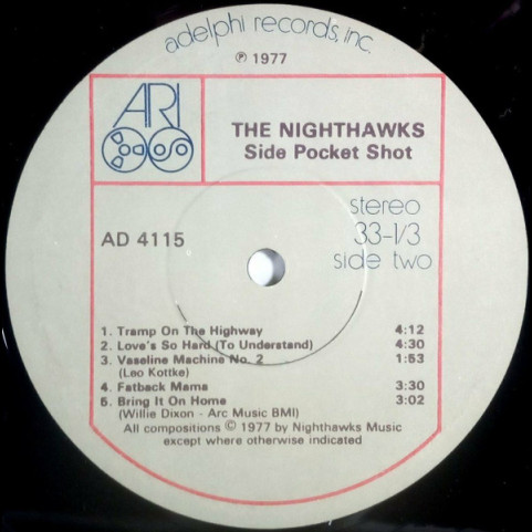 Nighthawks (3), The - Side Pocket Shot (1977) [1LP]