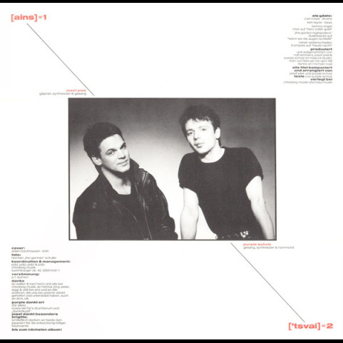 Purple Schulz - ['tsvai] (1988) [1LP]