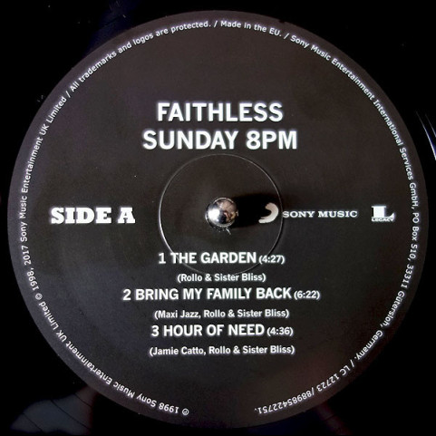 Faithless - Sunday 8PM (2017) [2LP] 180g