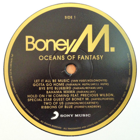 Boney M. - Oceans Of Fantasy (2017) [1LP]