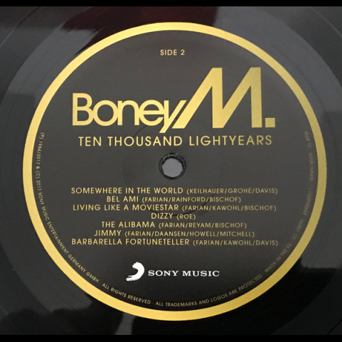 Boney M. - Ten Thousand Lightyears (2017) [1LP]