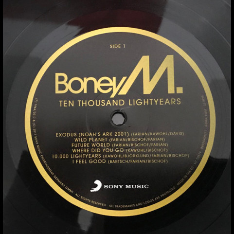 Boney M. - Ten Thousand Lightyears (2017) [1LP]