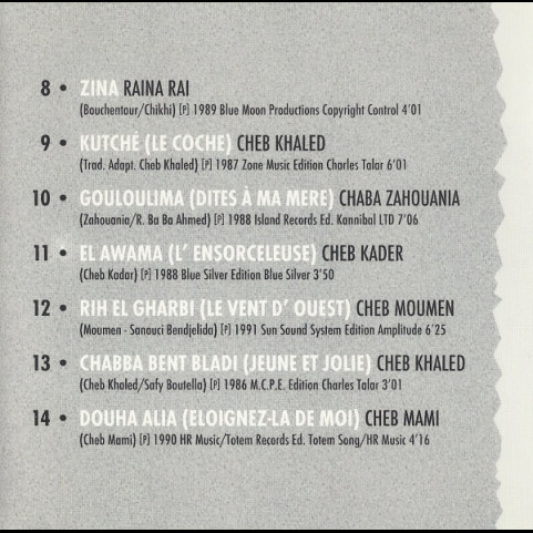 Various - Planete Raï - The Best Of Raï [1CD]