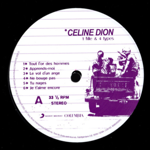 Céline Dion - 1 Fille & 4 Types (2017) [1LP] 180g