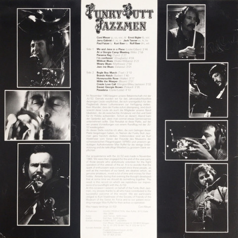 Funky Butt Jazzmen - Sweet Ju-Fifty-Two (1984) [1LP]