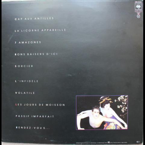 Alain Chamfort - Secrets Glacés (1983) [1LP]