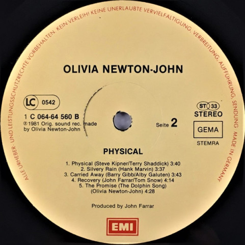 Olivia Newton-John - Physical (1981) [1LP]