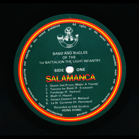 Band And Bugles Of The 1st Battalion The Light Infantry, The - Salamanca (1977) [1LP]