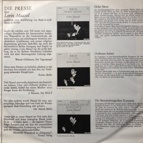 Georg Friedrich Händel - Radio-Symphonie-Orchester Berlin, Lorin Maazel - Feuerwerksmusik / Wassermusik-Suite (1966) [1LP]