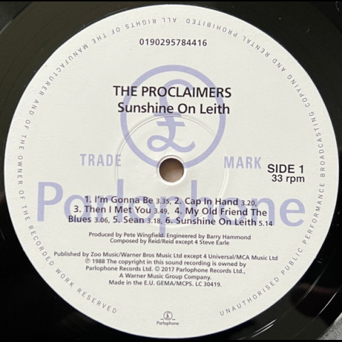 Proclaimers, The - Sunshine On Leith (2017) [1LP]