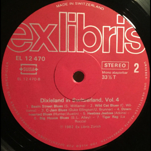 Various - Dixieland In Switzerland Vol. 4 (1982) [1LP]
