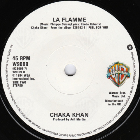 Chaka Khan - Eye To Eye (Remix) (1985) [7"]