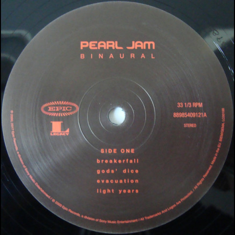 Pearl Jam - Binaural (2017) [2LP]