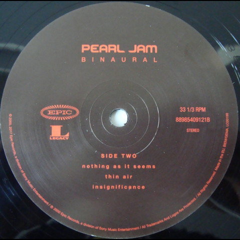 Pearl Jam - Binaural (2017) [2LP]