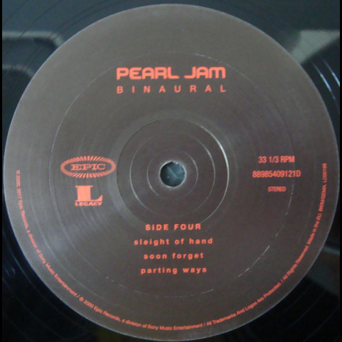 Pearl Jam - Binaural (2017) [2LP]