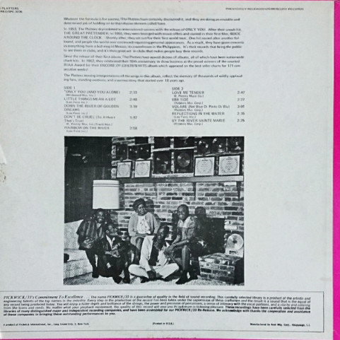 Platters, The - Super Hits Of The Platters (1970) [1LP]