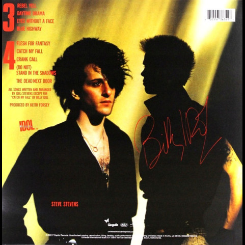 Billy Idol - Rebel Yell (2017) [1LP] 180g