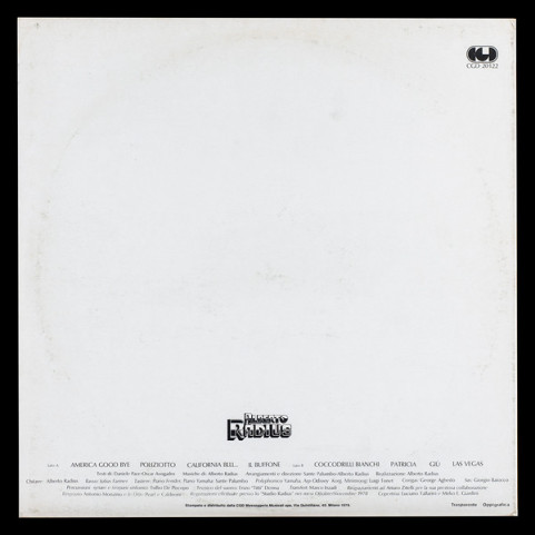 Alberto Radius - America Good-Bye (1979) [1LP]
