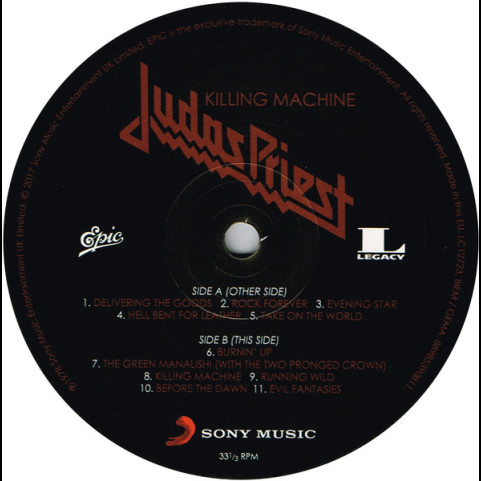 Judas Priest - Killing Machine (2017) [1LP] 180g