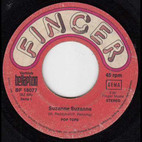 Pop Tops, The - Suzanne Suzanne (1972) [7"]
