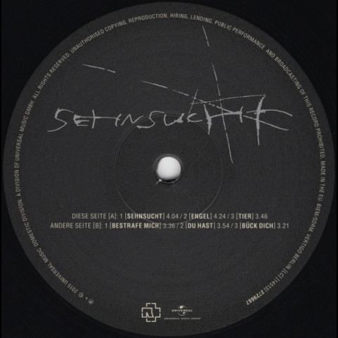 Rammstein - Sehnsucht (2017) [2LP] 180g