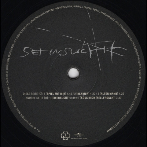 Rammstein - Sehnsucht (2017) [2LP] 180g