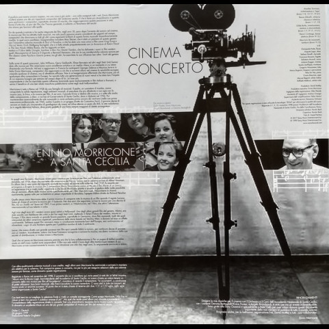 Ennio Morricone, Orchestra dell'Accademia Nazionale di Santa Cecilia & Coro dell'Accademia Nazionale di Santa Cecilia - Cinema Concerto A Santa Cecilia (2017) [2LP]