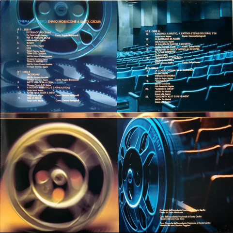 Ennio Morricone, Orchestra dell'Accademia Nazionale di Santa Cecilia & Coro dell'Accademia Nazionale di Santa Cecilia - Cinema Concerto A Santa Cecilia (2017) [2LP]