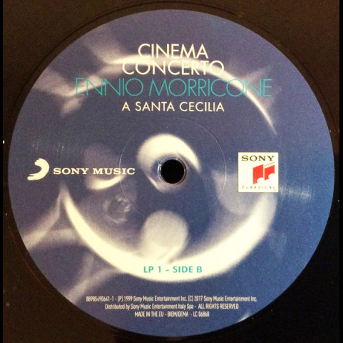 Ennio Morricone, Orchestra dell'Accademia Nazionale di Santa Cecilia & Coro dell'Accademia Nazionale di Santa Cecilia - Cinema Concerto A Santa Cecilia (2017) [2LP]