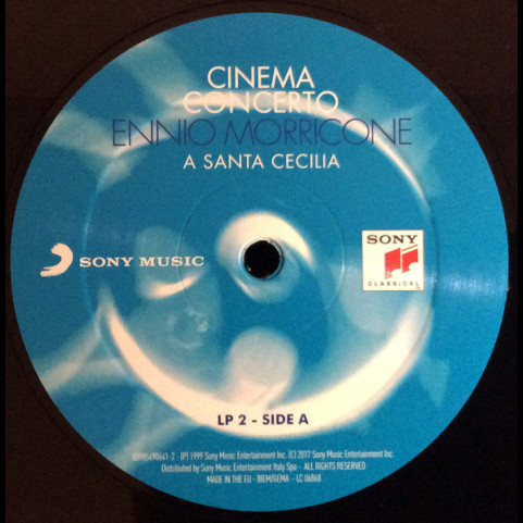 Ennio Morricone, Orchestra dell'Accademia Nazionale di Santa Cecilia & Coro dell'Accademia Nazionale di Santa Cecilia - Cinema Concerto A Santa Cecilia (2017) [2LP]