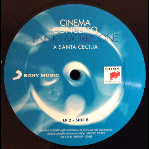 Ennio Morricone, Orchestra dell'Accademia Nazionale di Santa Cecilia & Coro dell'Accademia Nazionale di Santa Cecilia - Cinema Concerto A Santa Cecilia (2017) [2LP]