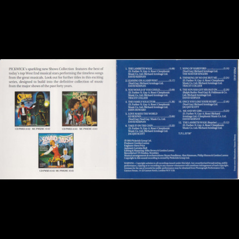 David Kernan, Tracey Collier, Jacqui Scott & Master Singers, The - Songs From Me And My Girl (1993) [1CD]