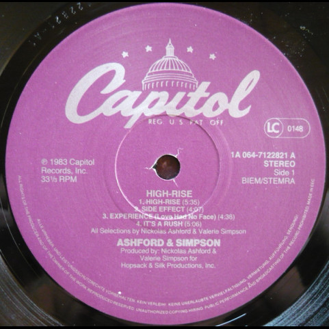 Ashford & Simpson - High-Rise (1983) [1LP]