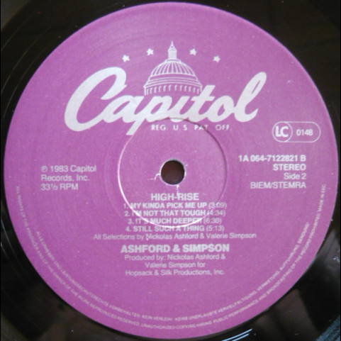 Ashford & Simpson - High-Rise (1983) [1LP]