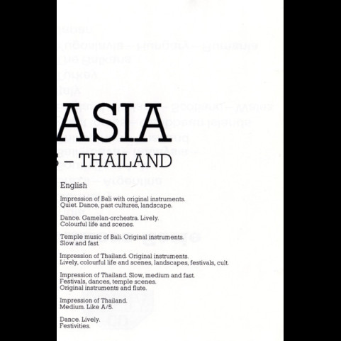 Various - South East Asia (Bali - Java - Malaysia - Philippines - Thailand) (1989) [1CD]