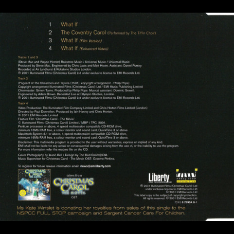 Kate Winslet - What If (2001) [1CD]