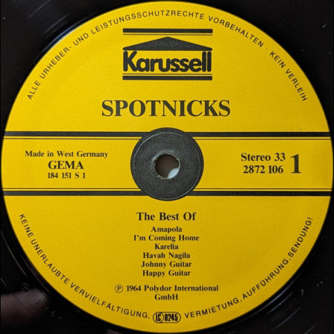 Spotnicks, The - The Best Of [1LP]