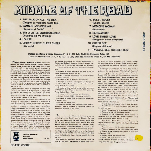 Middle Of The Road - Middle Of The Road [1LP]