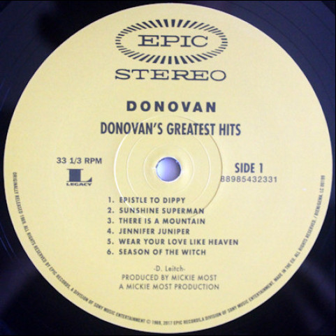 Donovan - Donovan's Greatest Hits (2017) [1LP]