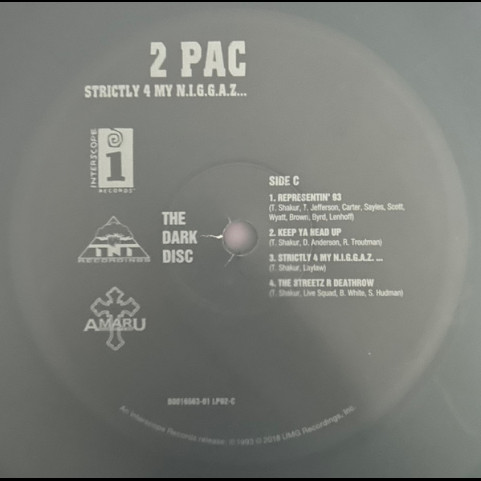 2Pac - Strictly 4 My N.I.G.G.A.Z... (2018) [2LP]