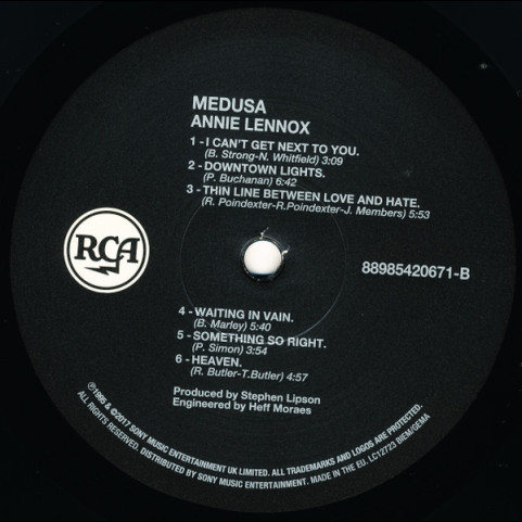 Annie Lennox - Medusa (2018) [1LP] 180g