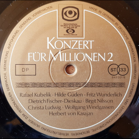 Various - Konzert Für Millionen 2 (1968) [1LP]