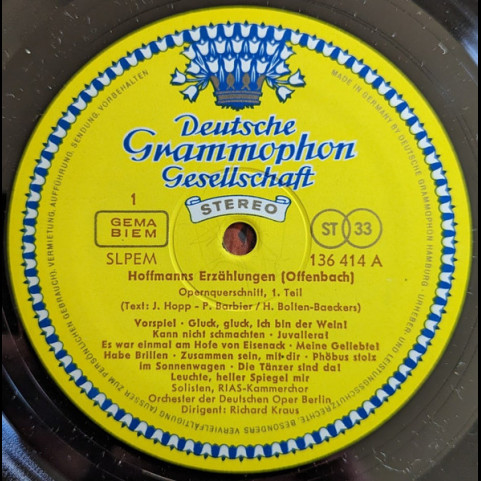 Jacques Offenbach - Hoffmanns Erzählungen [1LP]