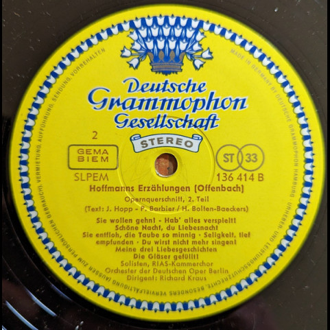 Jacques Offenbach - Hoffmanns Erzählungen [1LP]
